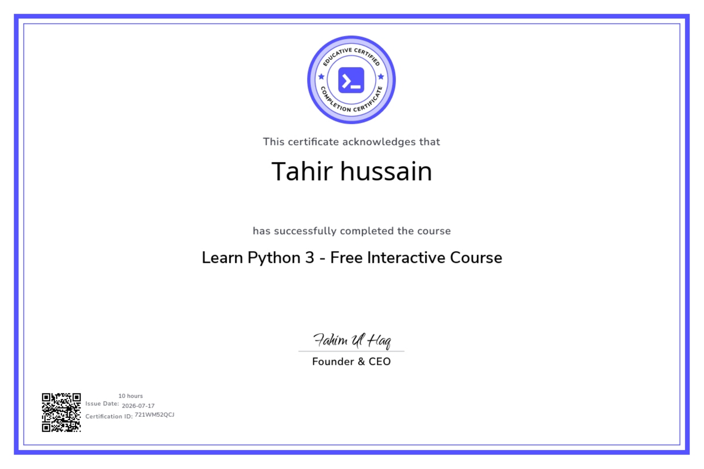 Learn Python 3 - Free Interactive Course